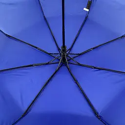 Жіноча складана парасолька напівавтомат S&L 98 см синя - мініатюра 4