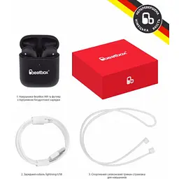 Навушники BeatBox PODS AIR 2 Wireless Charging Black (bbpair2wcb) - мініатюра 2