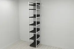 Шафа Гардероб Уні секція 4 серії Коннект Ferrum-decor 220x40x50см Білий метал ДСП Венге Магія 32 мм (FRD-104556) - мініатюра 7