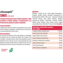 Комплекс Olioseptil Гайморові пазухи - 7 ефірних олій 15 капсул - мініатюра 2
