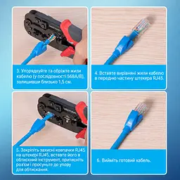 Чохол для конектора RJ45 із захистом від натягу Vention 100 шт. Захисний ковпачок Захист засувки від зворотного згинання та оболонки кабелю від пошкодження Захист від пилу та води Чорний (IODB0-100) - мініатюра 9