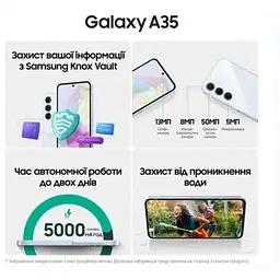 Смартфон Samsung Galaxy A35 5G 8/256GB Awesome Navy - мініатюра 7