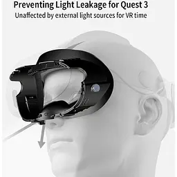 Маска VRKOOBI Adjustable Face Replacement для Meta Quest 3 Orange [154348] - мініатюра 8