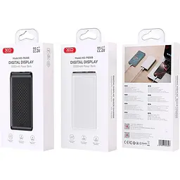 Зовнішній акумулятор XO PB308 10000 mAh PD20W + QC 3.0 22.5W чорний - мініатюра 4