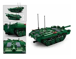 Конструктор M38-B1010 SLUBAN "Танк" 25,5см фігурки 692дет в коробці (6903317468867) - мініатюра 5