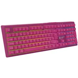 Клавіатура Canyon Fortnax Bluetooth/Wireless/ USB UA Pink (CND-SKBW2) - мініатюра 3