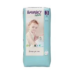 ЕКО Підгузки Bambo Nature Midi Tall 3 (4-8 кг), 52 шт. Bambo Nature (19263) - мініатюра 2
