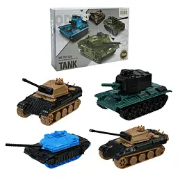Збірна модель танка Assembled model series з вежею, що обертається (750-526) в асортименті