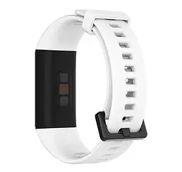 Силіконовий ремінець Primo для фітнес браслета Huawei Band 4 White - мініатюра 3