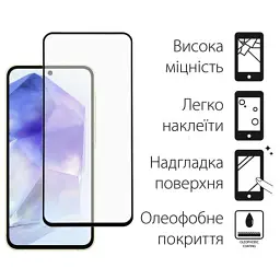 Чохол до мобільного телефона Dengos Samsung Galaxy A55 5G + Glass Pink (DG-KM-92) - мініатюра 3