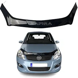 Дефлектор капоту мухобійка Opel Zafira B 2006-2011 Voron Glass
