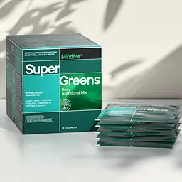 Щоденний мікс поживних речовин MindMe Super Green 140 г (14 пак. x 10 г) - мініатюра 2