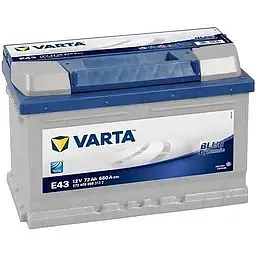 Автомобільний акумулятор VARTA Blue Dynamic E43 6СТ-72Ah АзЕ 680A (EN) 572409068 - мініатюра 2