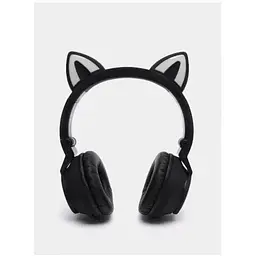 Бездротові навушники Borofone BO18 Cat Ear накладні чорні 6974443384949 - мініатюра 2