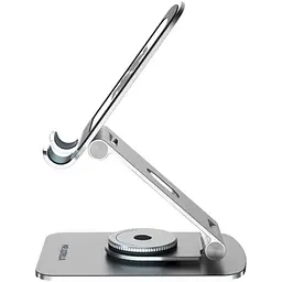Підставка для смартфона Blueo Rotary Folding Silver (P012-SLR) [129084] - мініатюра 5