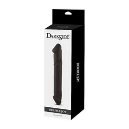 Двосторонній фалоімітатор Toyz4lovers Double Joy, 23 см (чорний) - мініатюра 4