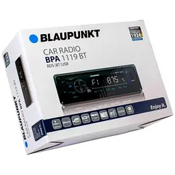 Автомагнітола Blaupunkt BPA 1119 BT USB/SD з Bluetooth з синім підсвічуванням кнопок - мініатюра 7