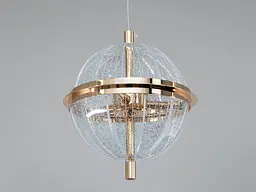 LED-підвіс Diasha 5030/1GD сферичне золото 14 Вт кришталь - мініатюра 3