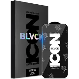 Скло захисне Armorstandart Supreme Black Icon Apple iPhone 18 Pro Max (ARM91940)