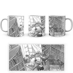 Кухоль GeekLand Ascendance of a Bookworm Влада книжкового хробака Майн HNG.02.04 330 мл білий - мініатюра 4