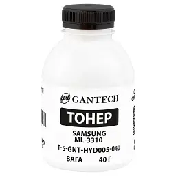 Тонер Samsung ML-3310, bottle 40g Gantech (TSM-HYD005-040)