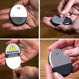 Датчик тривоги вікна Сирена для розбиття скла 130 дБ Defender Ultra Slim Vibration Alarm 2 Pack - мініатюра 3