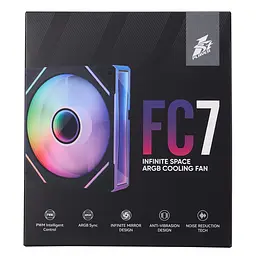 Вентилятор 1stPlayer FC7 Black (FC7-BK-1IN1) - мініатюра 5