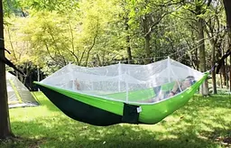 Туристичний гамак із москітною сіткою Hammock With Net GREEN - мініатюра 2