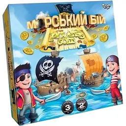 Настільна розважальна гра Danko Toys Морський бій. Pirates Gold G-MB-03U (2000904248650)