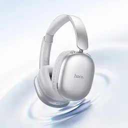 Навушники Hoco W73 Graceful сріблясті (6942007674874) [176302] - мініатюра 5