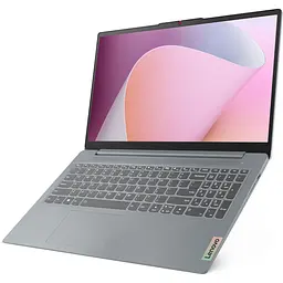 Ноутбук Lenovo IdeaPad Slim 3 15AMN8, Office, 15. 6 дюймів, AMD Ryzen 5 7520U до 4. 3GHz, 8GB RAM, 256GB SSD, AMD Radeon 610M, Arctic Grey - мініатюра 6