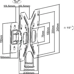 Кріплення для телевізора ITech LCD-421 23 - 42'' [60606] - мініатюра 5