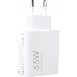 Мережевий зарядний пристрій Xiaomi Mi 33W Charging Combo + Cable USB-A - USB-C White (BHR9956EU) [137228] - мініатюра 2