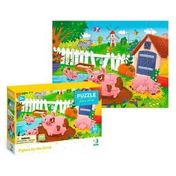 Пазл Поросята біля ставка Dodo 300682 30 елементів Різнокольоровий shop (4823115912213)