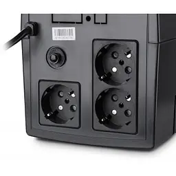 Пристрій безперебійного живлення Vinga LCD 1200VA plastic case (VPC-1200P) - мініатюра 5