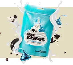 Шоколадні цукерки Kisses Hershey's Cookies N Creme 100.8г - мініатюра 2