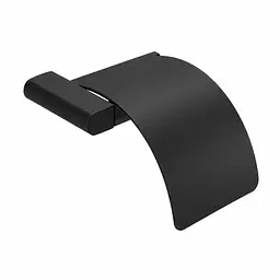 Тримач туалетного паперу з кришкою VBI Terra black VBI-040713BL