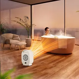 Портативний обігрівач AIR HEATER 1200W · Компактний настільний дуйчик · Міні тепловентилятор з керамічним нагрівачем / А 906-219 - мініатюра 2