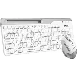 Комплект клавіатура + миша A4Tech FB2535C lcy White [80792] - мініатюра 2