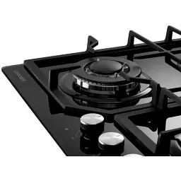 Плита газова Concept PDV 7460 bc 4 конфорки загартоване скло WOK пальник електропідпал - мініатюра 4