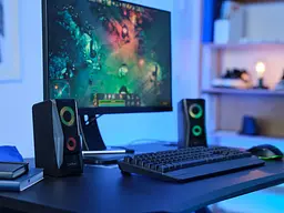 Акустична система Trust GXT 606 Javv 2.0, USB/AUX, RGB, чорний - мініатюра 3