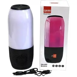 Портативна колонка XPRO Q690 10Вт USB AUX FM Bluetooth чорна (Q 690) - мініатюра 4