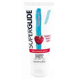 Їстівний лубрикант на водній основі Superglide Raspberry, 75 мл