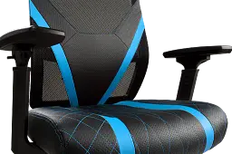 Геймерське крісло GT Racer чорне із синім (X-6674 Black/Blue) - мініатюра 10