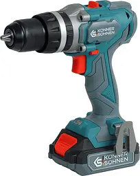 Konner & Sohnen Set of two cordless tools KS IDISD 20V SET 2 PLUS 20V impact screwdriver-drill, impact screwdriver KS ISD20V-260-4, ZP 2A battery 2x2A·h case 6kg - мініатюра 10
