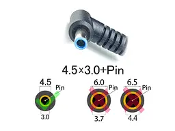 Блок живлення для HP 250-G3, 250-G4, 250-G5, 255-G3 (19.5V 4.62A 90W (4.5x3.0+Pin Blue)) High - мініатюра 2