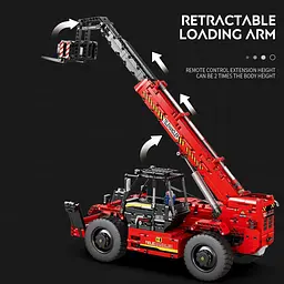 Конструктор Reobrix Mechanical Телескопічний вилковий навантажувач з пультом (22020) [161067] - мініатюра 10
