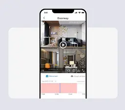 Відеоняня Xiaovv BQ2 PRO 4-мегапіксельна IP-камера з подвійним об'єктивом Wi-Fi огляд 360 ° нічним баченням - мініатюра 4