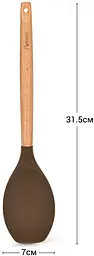 Ложка сервірувальна (кухарська) Fissman 31.5х7х2 см kuh0009710 - мініатюра 2
