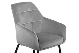 Стілець UGO light grey velvet - мініатюра 3